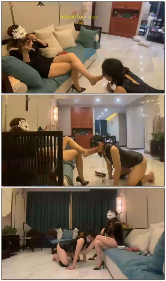 【女奴】妆主裸足蹂躏疯狂玩弄
