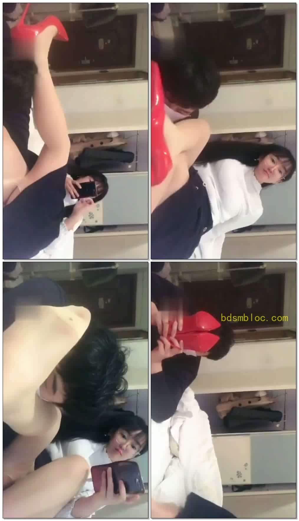 【辛迪无情女王】皮靴高跟调教猥琐男