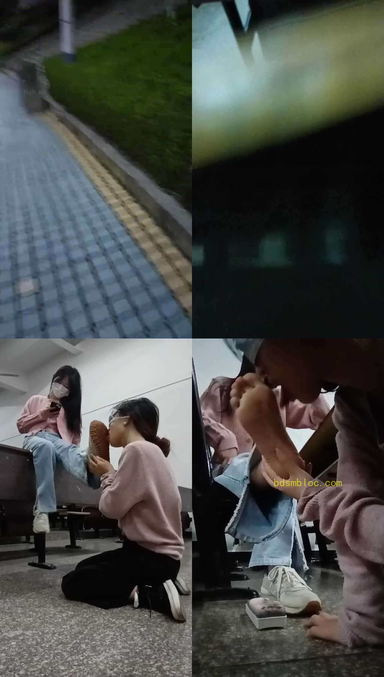 【小哈宝】阶梯教室-学妹狗-脏运动鞋棉袜玩虐