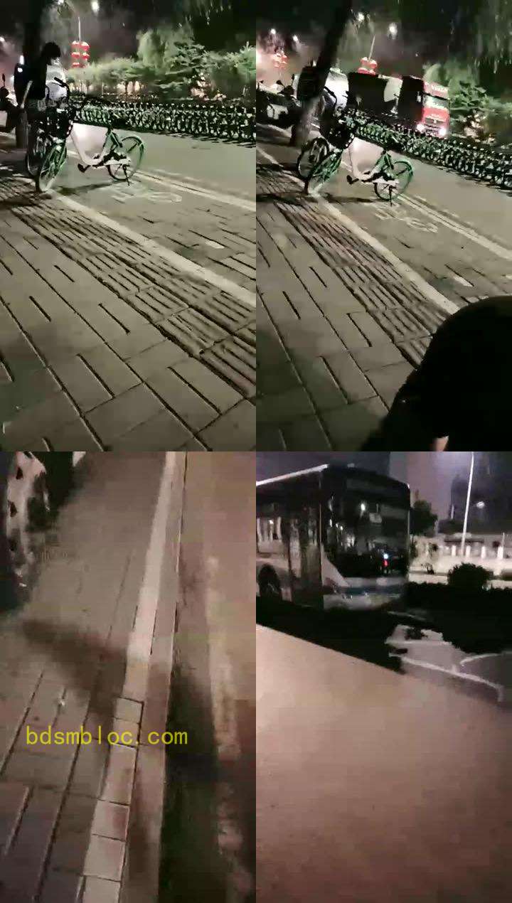 【林夕女王】约贱狗火车站路边调，户外