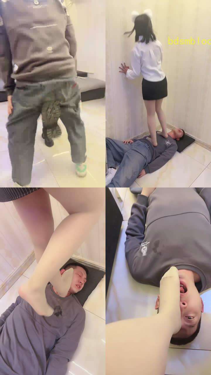 【依依子】萝莉主长靴重度提档/肉丝全体重踩踏