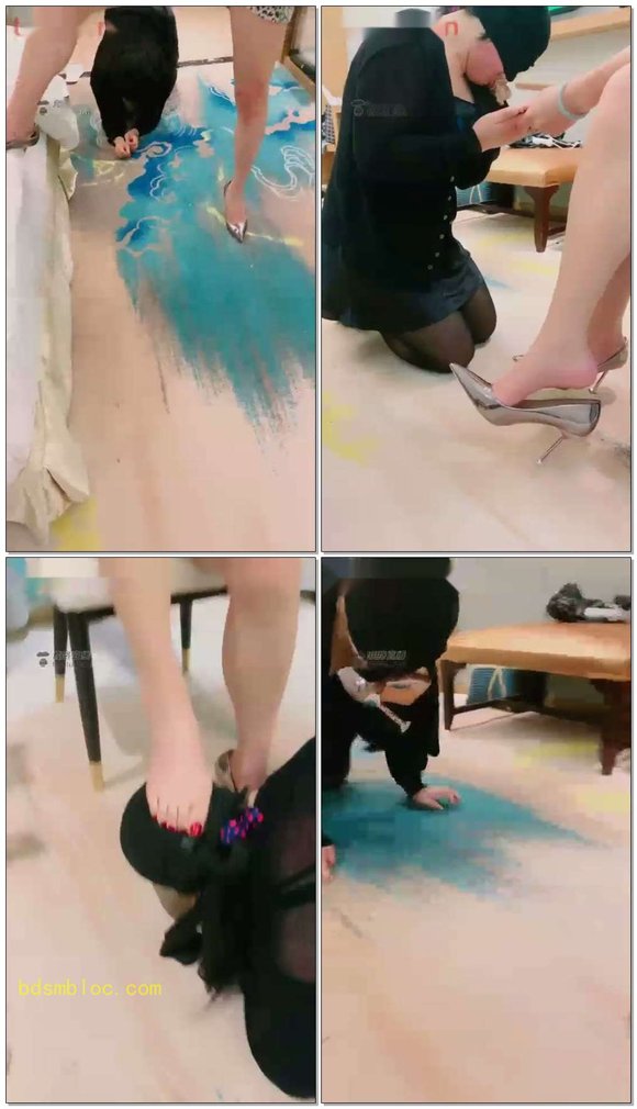 【丹丹】收拾小贱婢耳光踩踏钻钻跨圣水舔脚