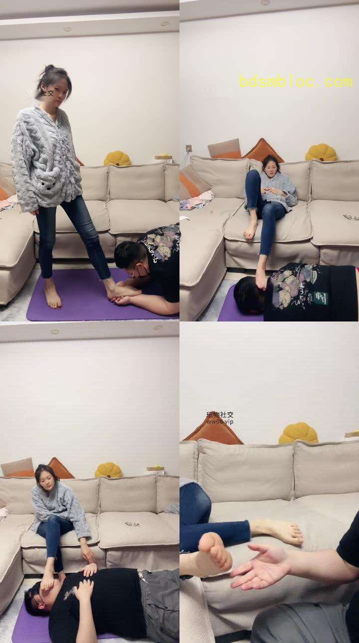 【埋汰】把贱奴当做瑜伽垫