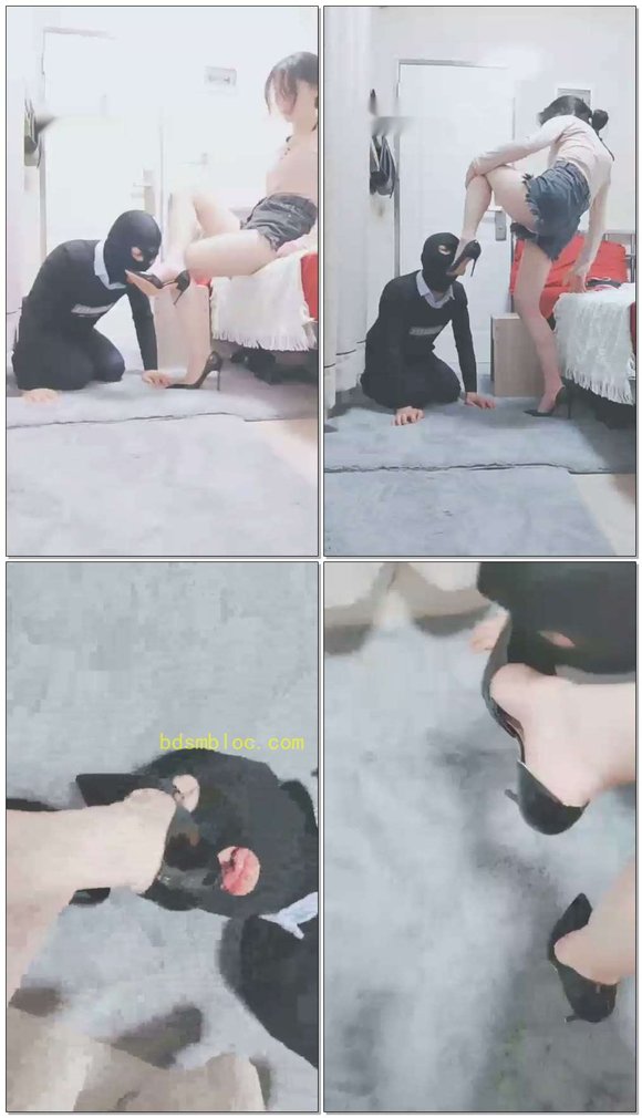 【灵竹】舔鞋舔脚高跟深喉