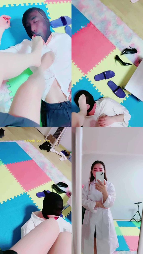 【北京艾琳】美容技师肉丝脚踩虐【下】