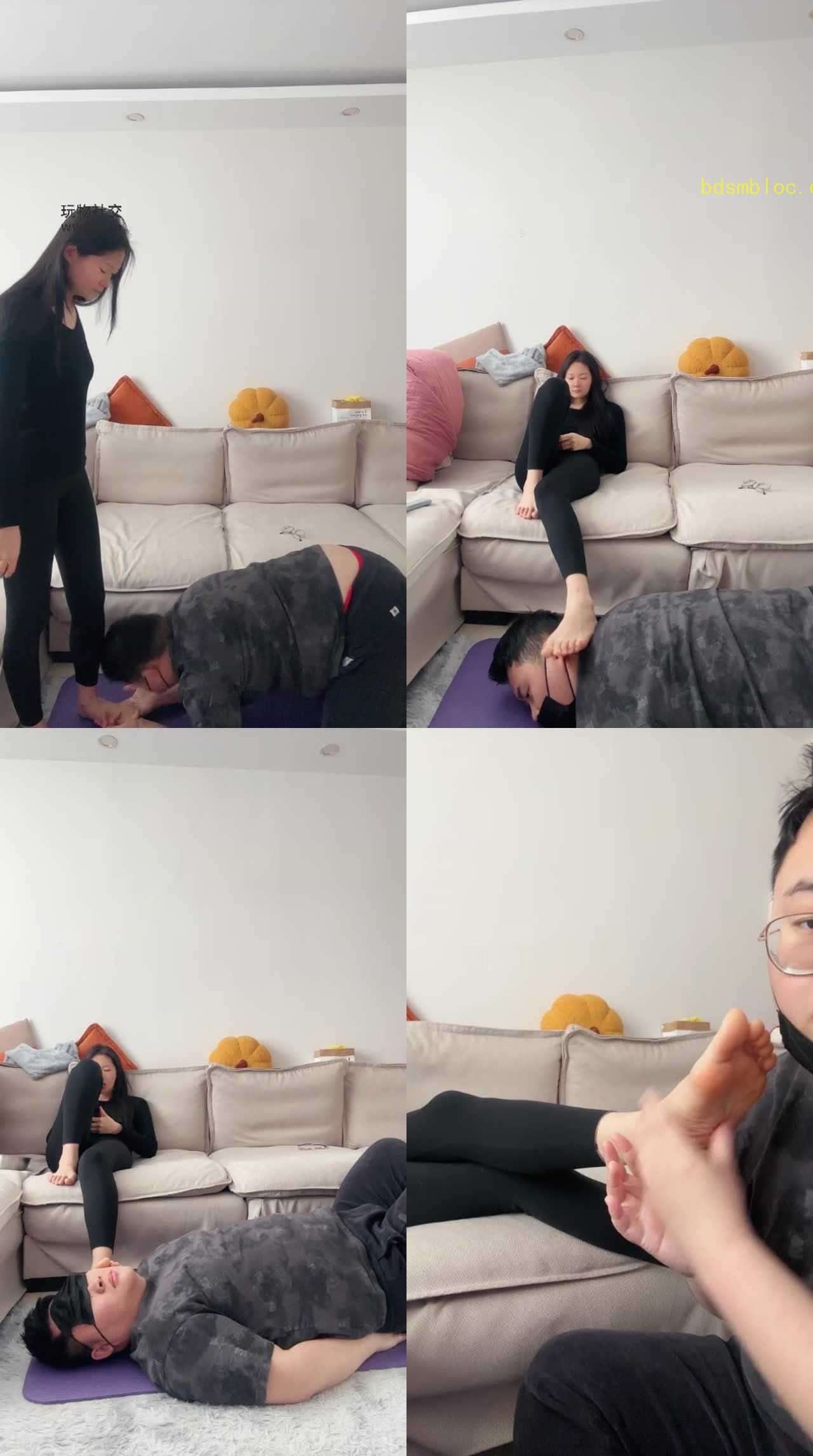 【埋汰】瑜伽裤女神虐教练狗