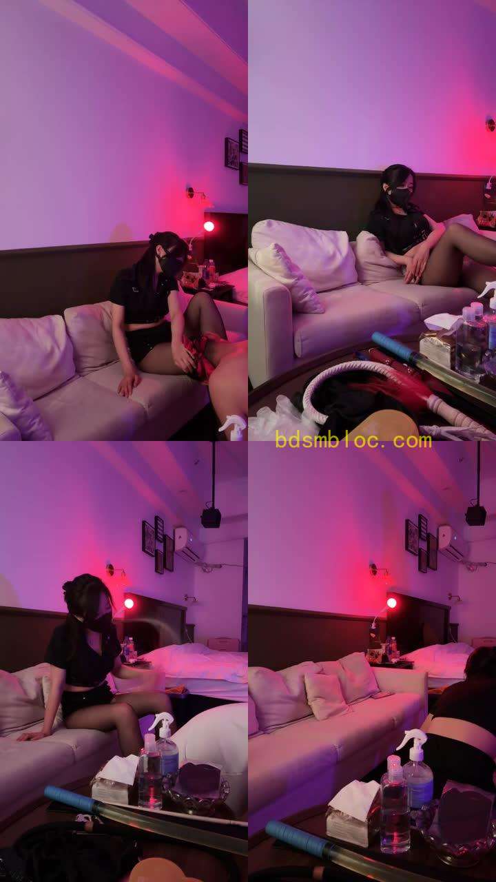 【琴月】性感黑丝黑丝美腿玩虐