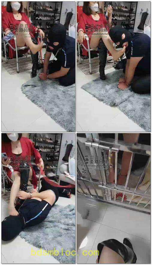 【西安乐姐s】圣诞节福利现场圣水黄金挑战圈养奴