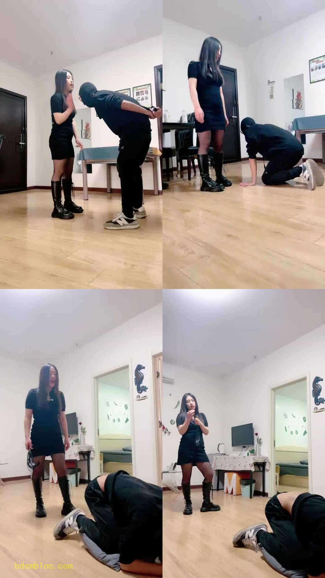【嘉一】长靴黑丝重度提档鞭打【续集】