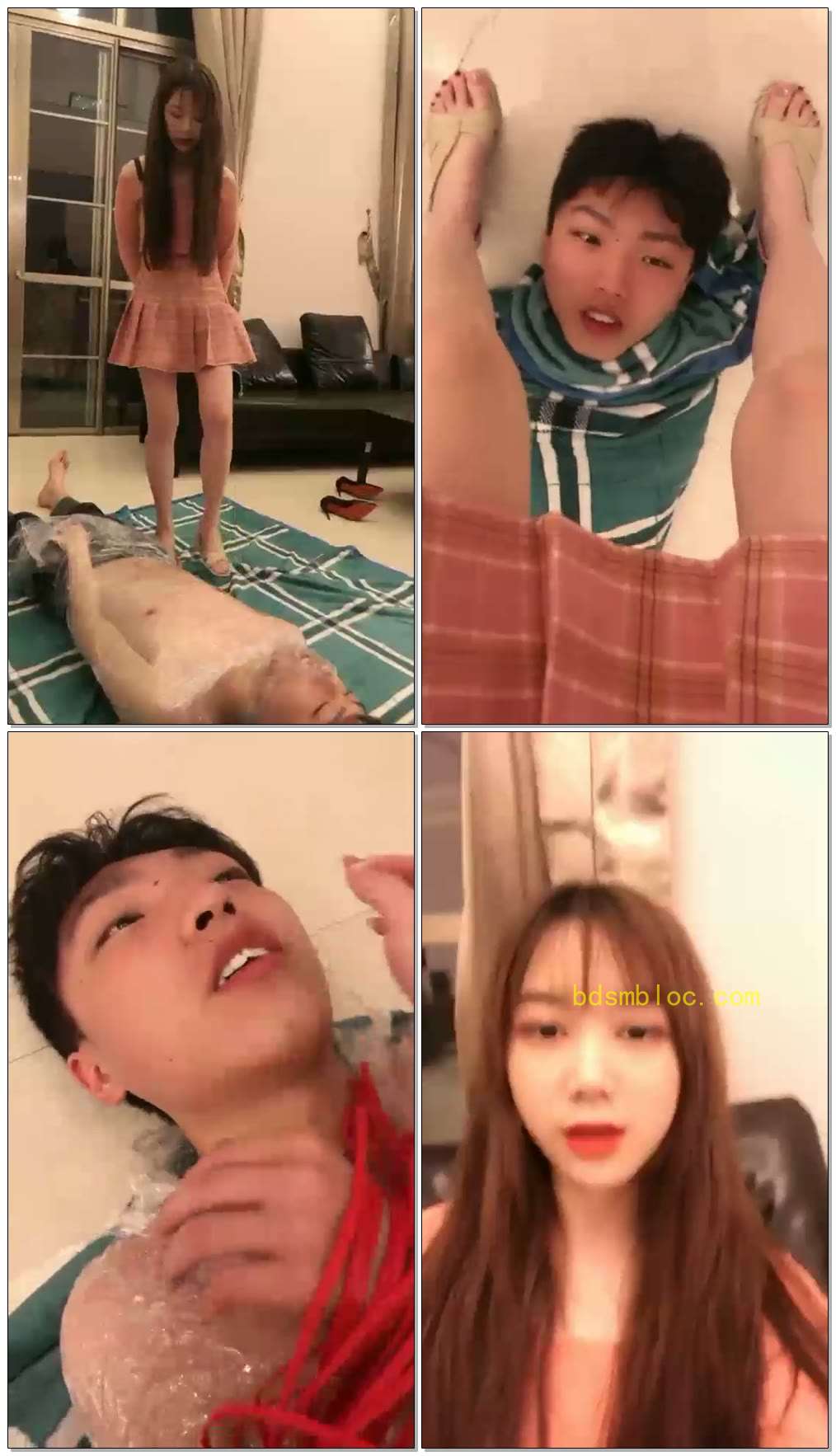 【郡主小S】保鲜膜窒息做脸口水加羞辱