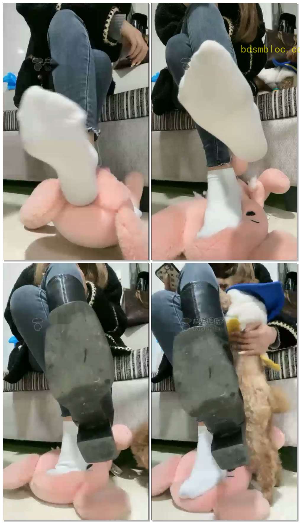 【菠萝大大】第一视角棉袜羞辱