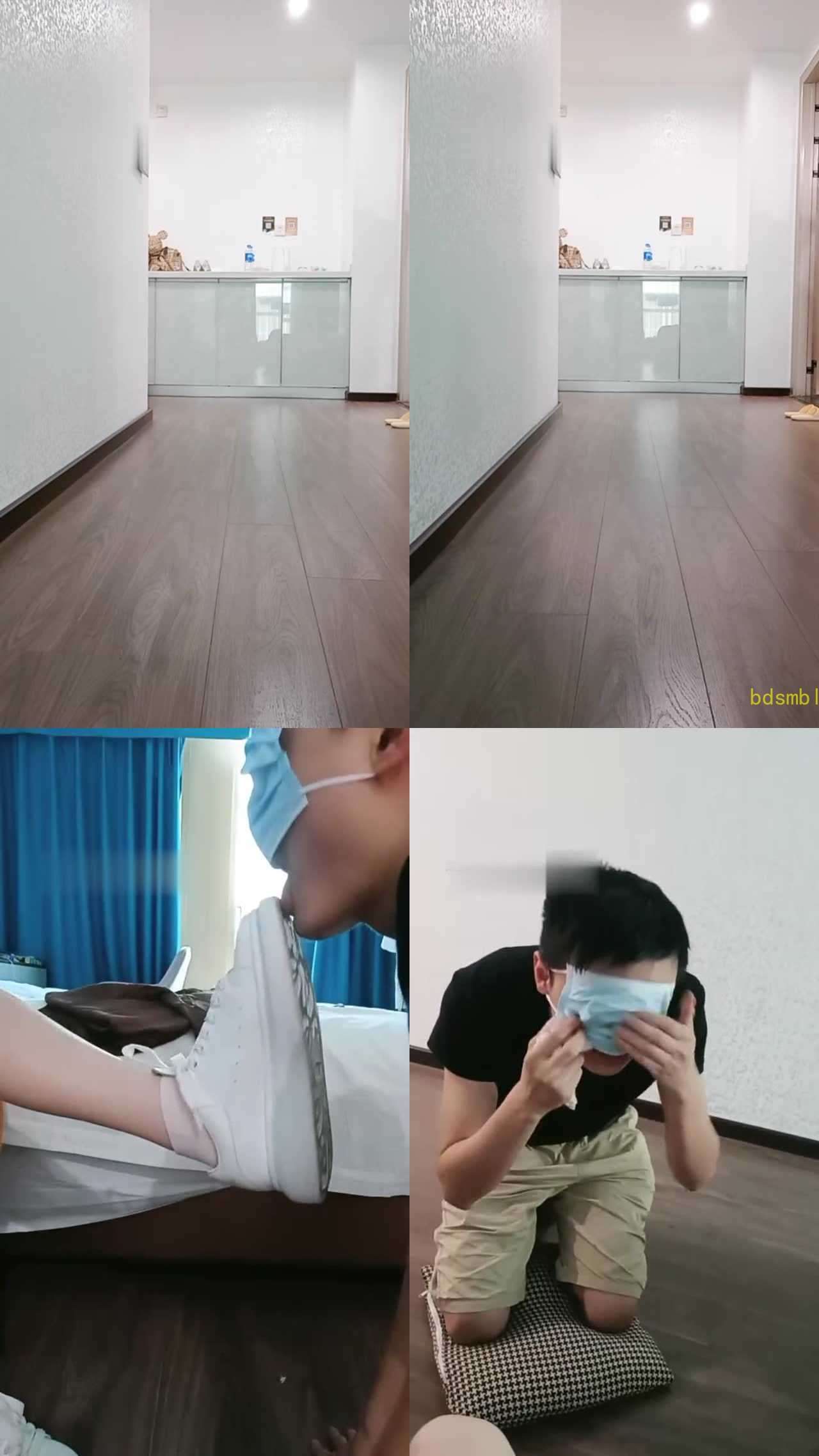 【黛熙】运动后小白鞋棉袜羞辱