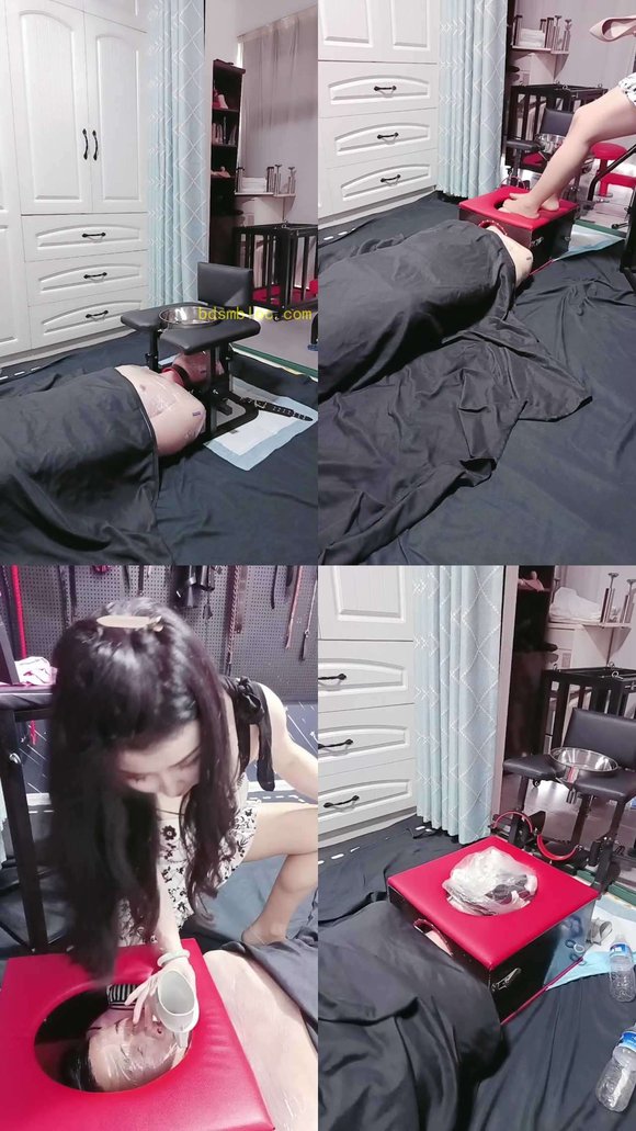 【上海女王白狐】女老板的马桶