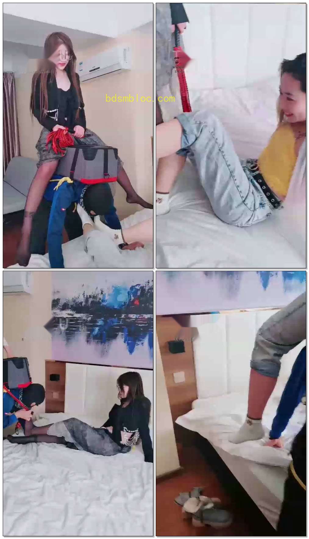 【二宝s&amp;领主老大】双s负重累骑马舔脚舔鞋
