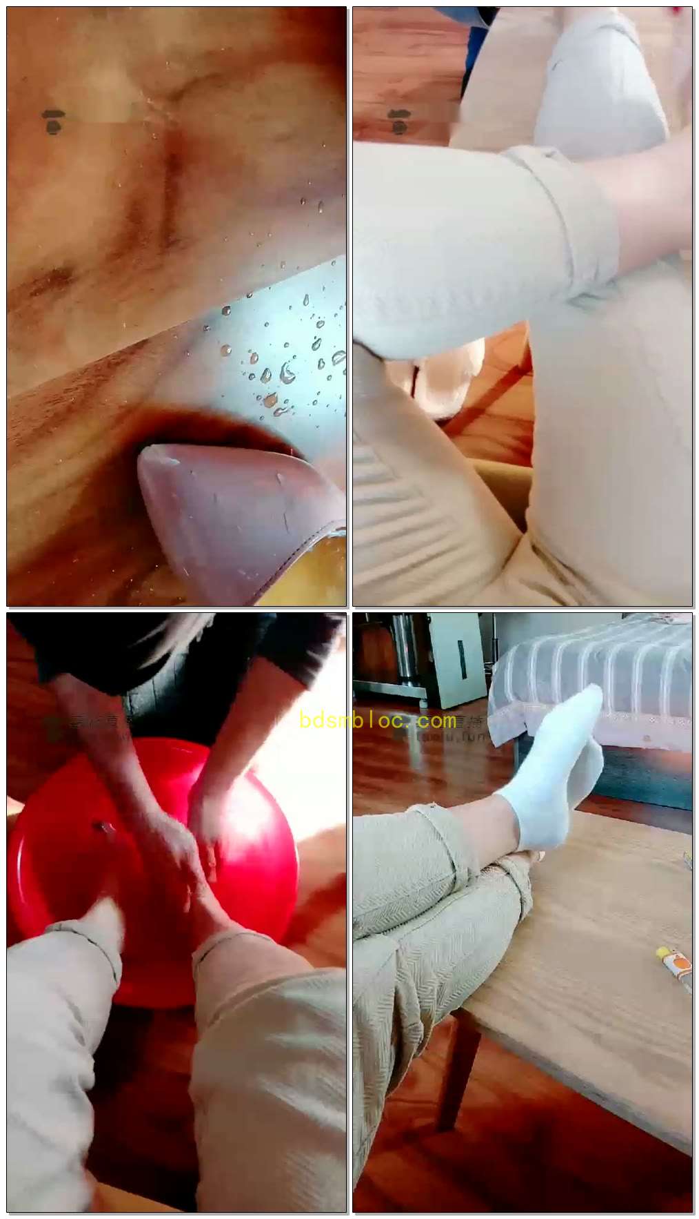 【灵犀女ss】天冷了棉袜棉拖脚奴一起上