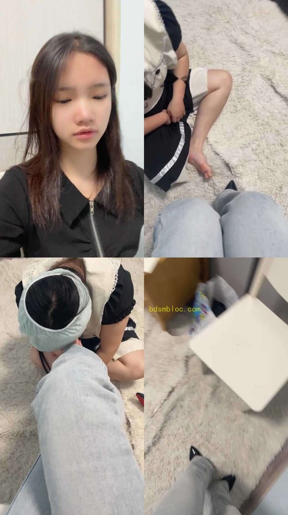 【小凤梨】内裤套头玩虐贱母畜