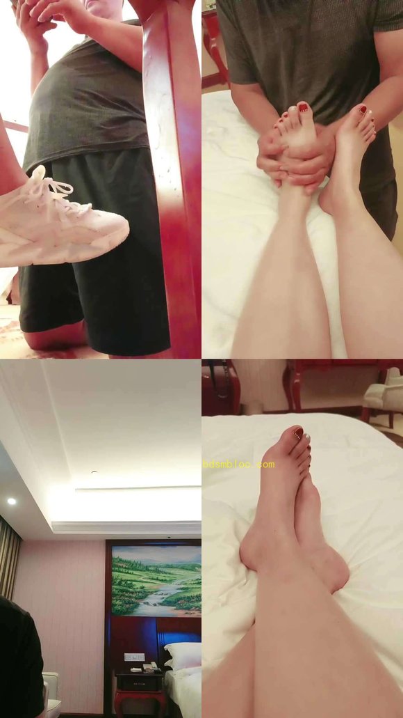 【卡罗琳】刑具重度虐打/闻舔白棉袜/内裤套头