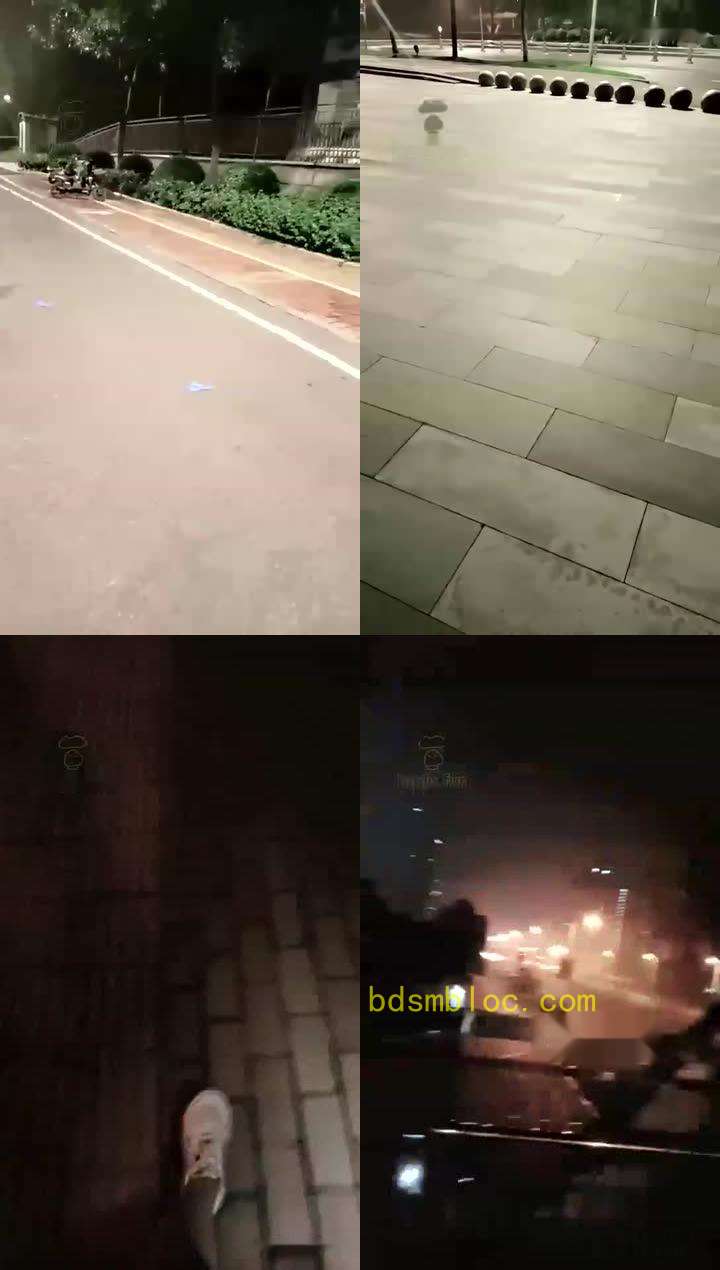 【林夕女王】路边找个m玩，广场羞辱爬行，钻胯，闻鞋