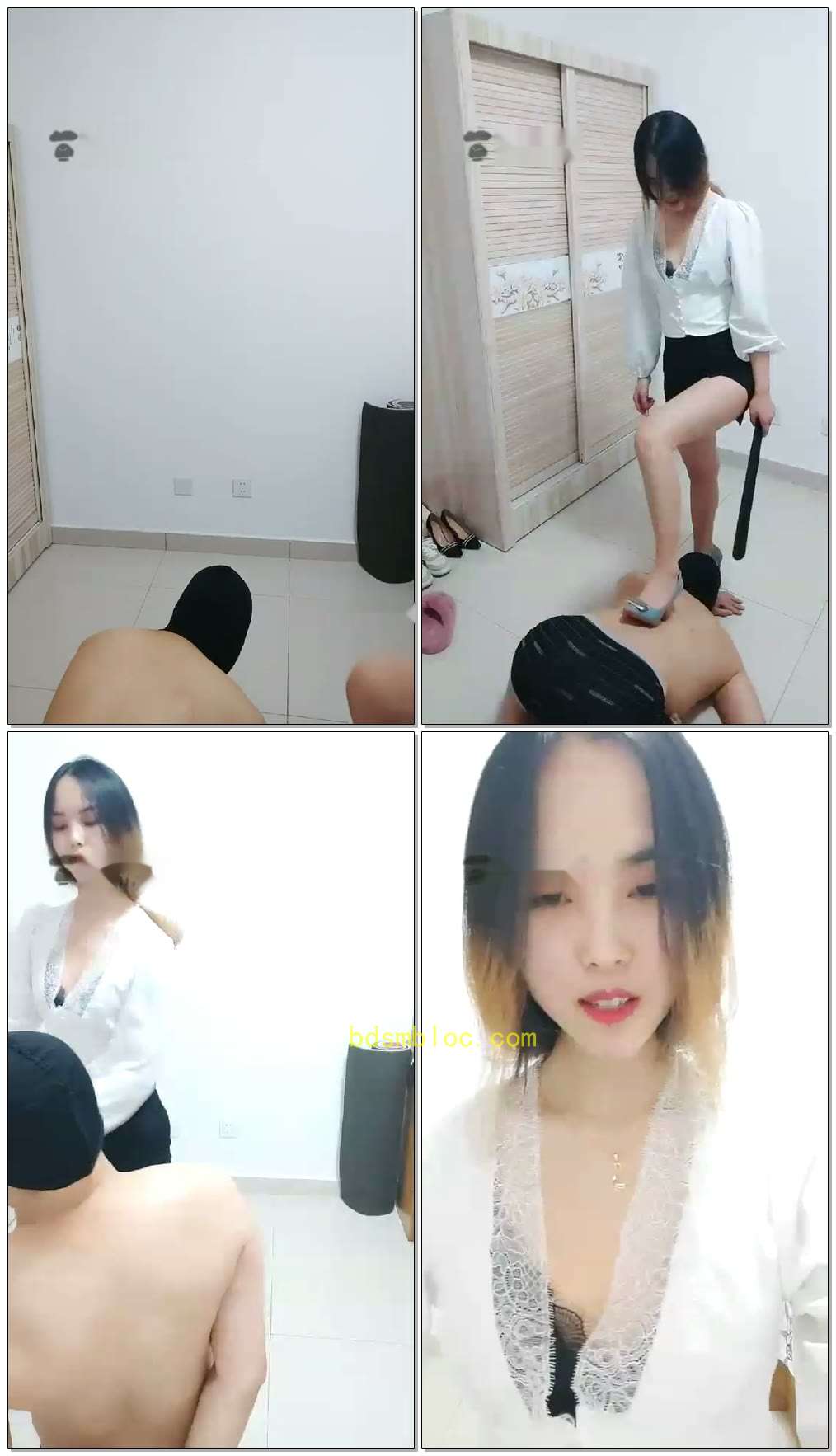 【奈奈s】重度耳光踩踏，把狗打到想退圈