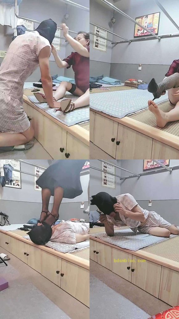【绿健姑娘】重度鞭打/铆钉高跟踩虐