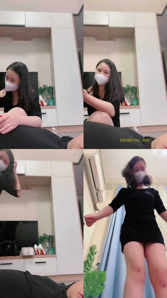 【素人星探】白袜脚碾压踩地毯狗