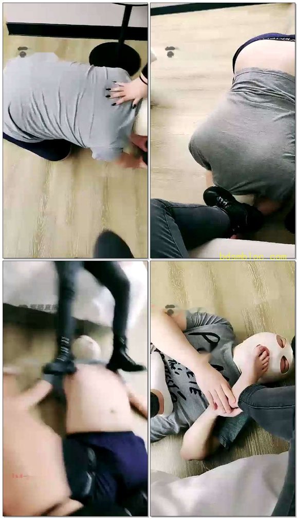 【安曼安小可】双s皮鞋棉袜调教男m