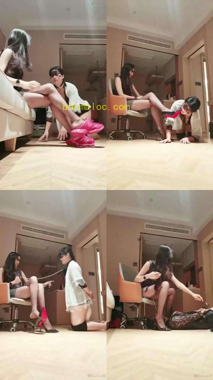 【皮皮SS】首调发骚女奴电击虐乳、潮喷满地