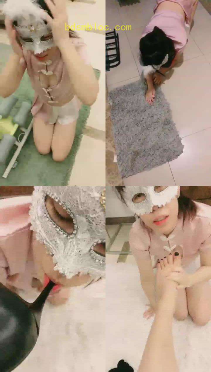 【雯主家的宝贝婳儿】户外，多种爬行，强制舔脚