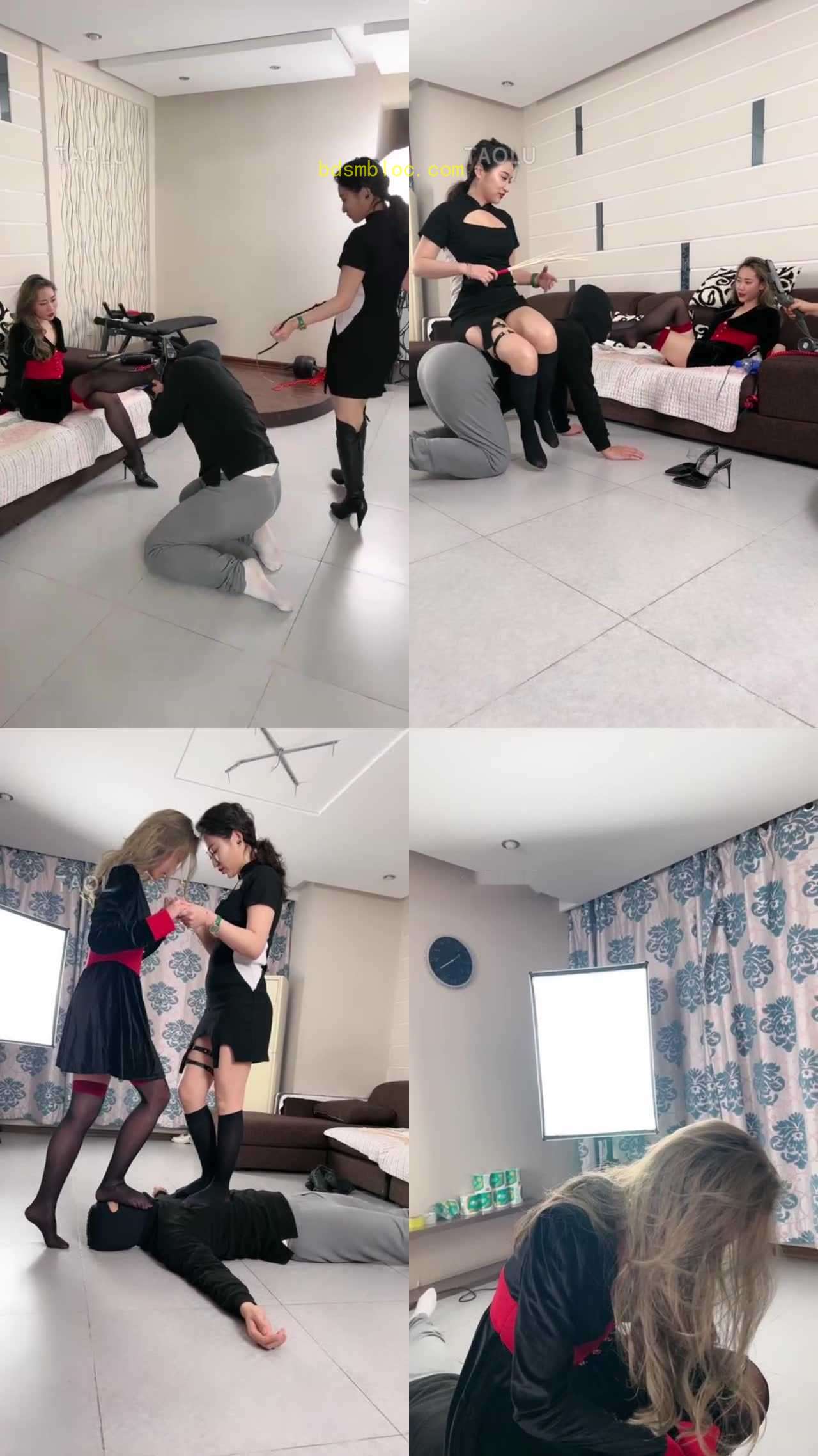 【鑫儿教头】绝美双S极致禁欲诱惑鞭打羞辱