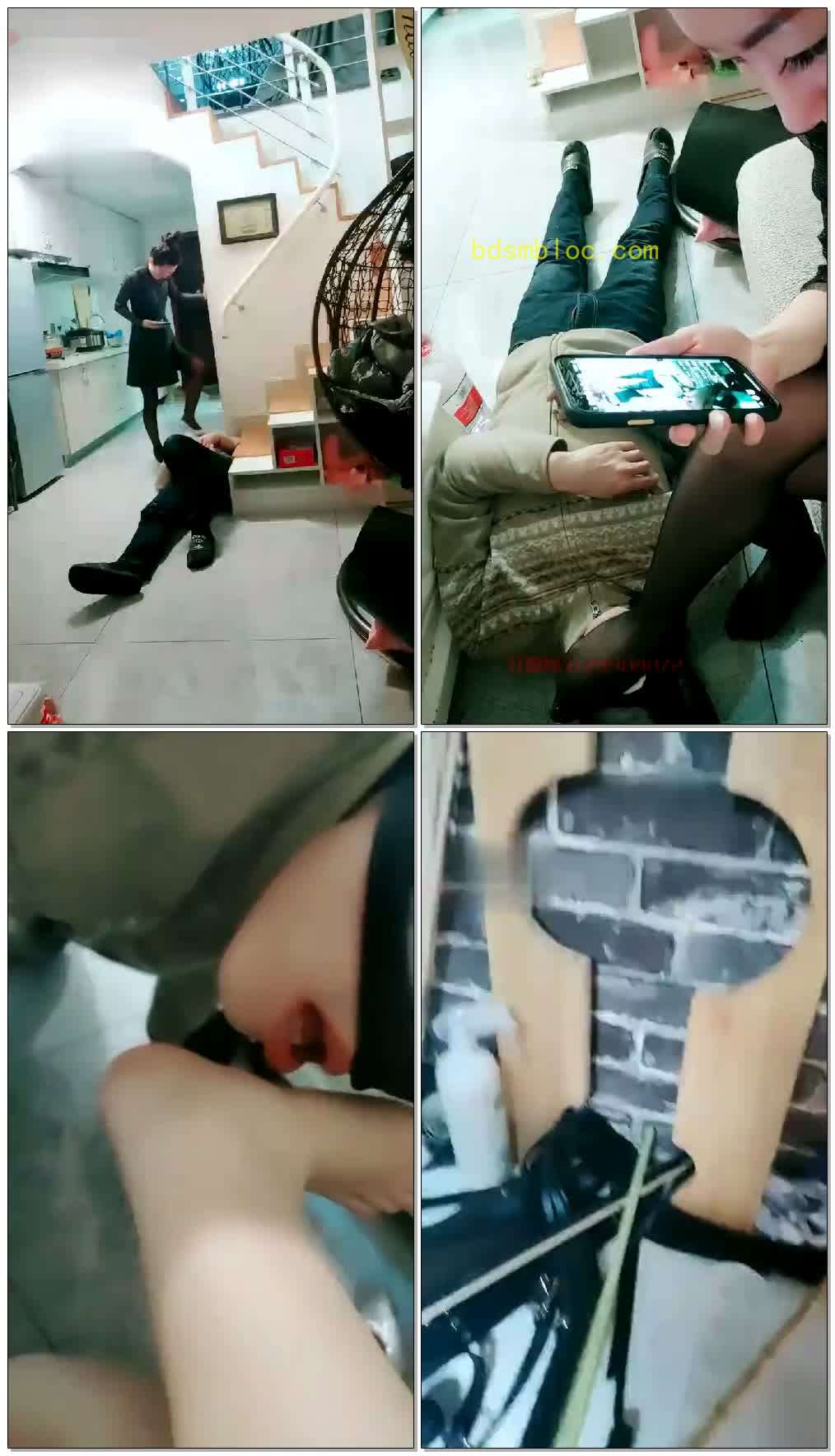 【柒染殿下】甩鞭抽105鞭厕椅圣水舔脚深喉