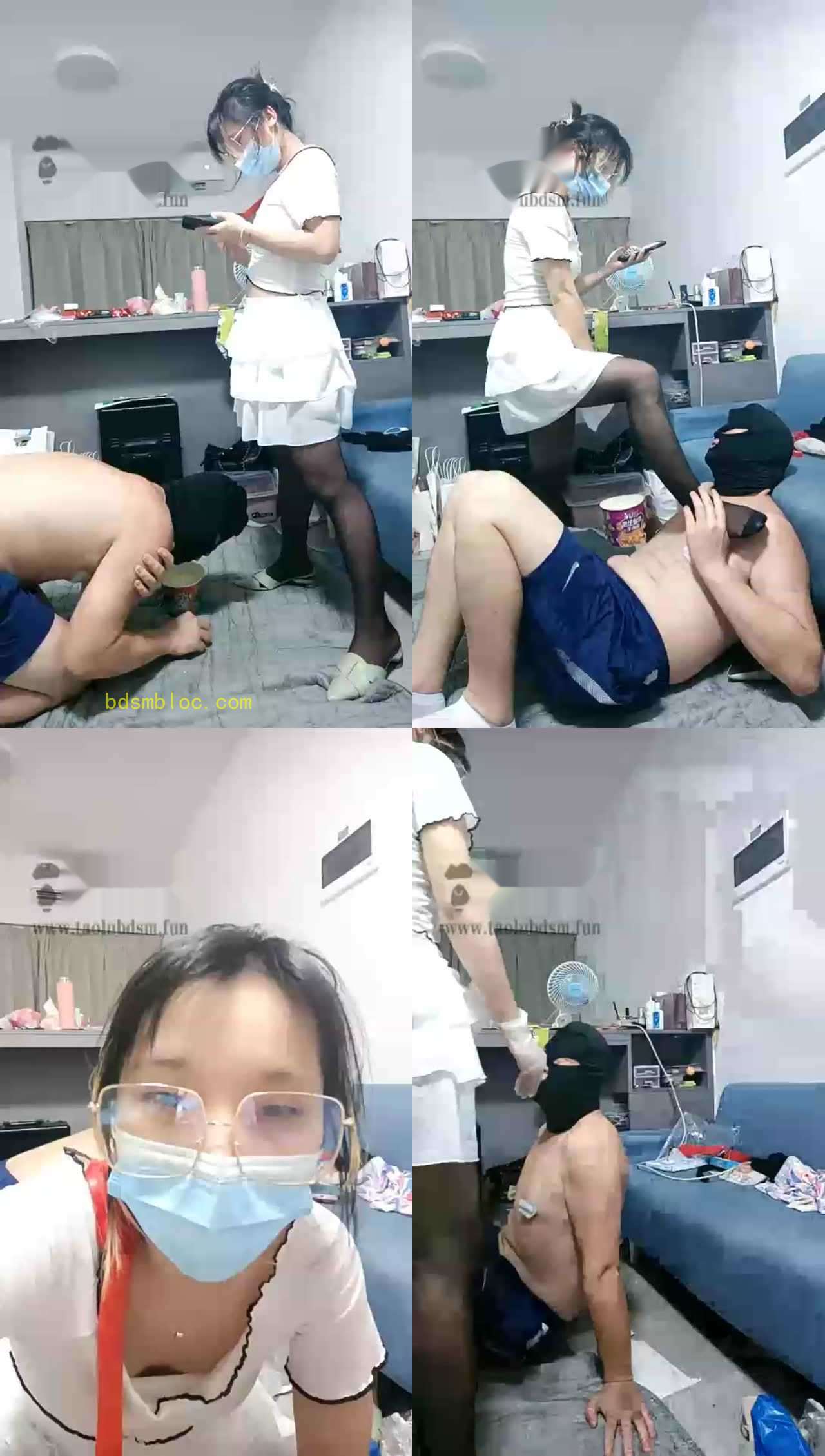 【佛山佛果s】舔脚耳光鞭打强制圣水泡面