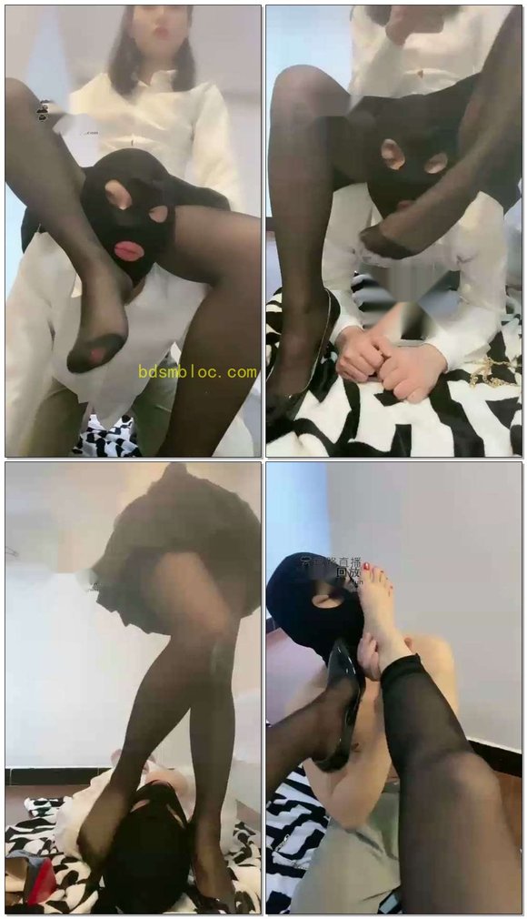 【甜依】调教猥琐男下属践踏他的尊严