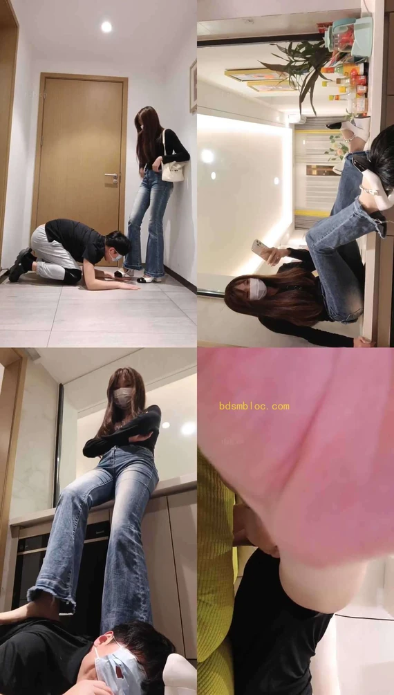 【梵高】白领库里丝下班后的原味诱惑狗