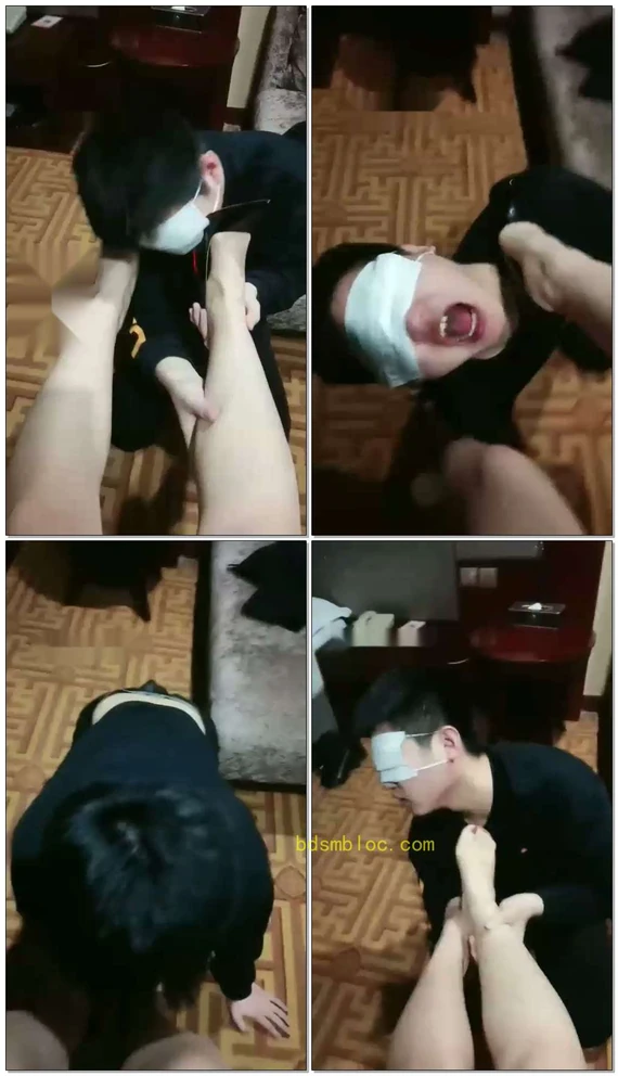 【羽珊S】圣水脏鞋底耳光羞辱