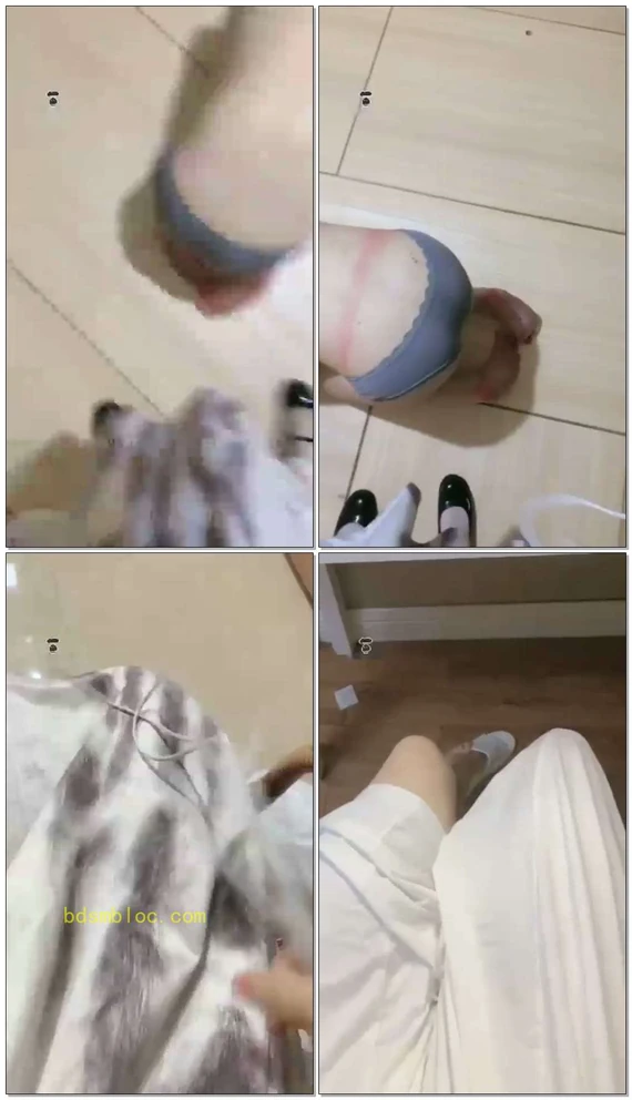 【绘子】跪伏萝莉主脚下数据线抽出印记