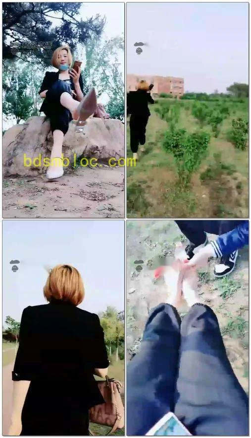 【沈阳予】户外溜溜小骚狗(舔脏鞋底闻脚骑马耳光口水
