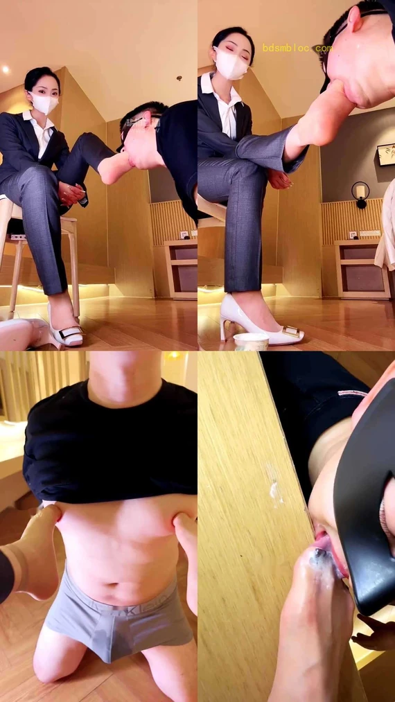 【晚晚s】银行柜员短肉丝深喉调