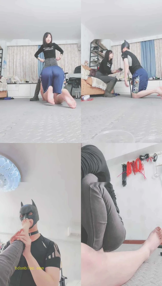 【果儿】鞭打/转胯爬行/品尝圣水/臭脚捂脸
