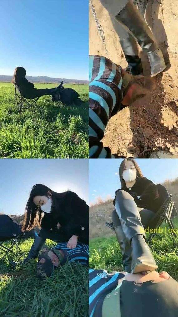 【辣姐】犬化爱好者!户外-骑马/长靴碾压踩/泥巴窒息