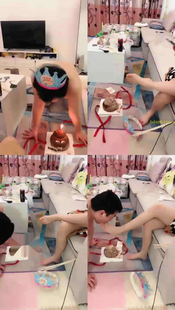 【楚楚】足喂食