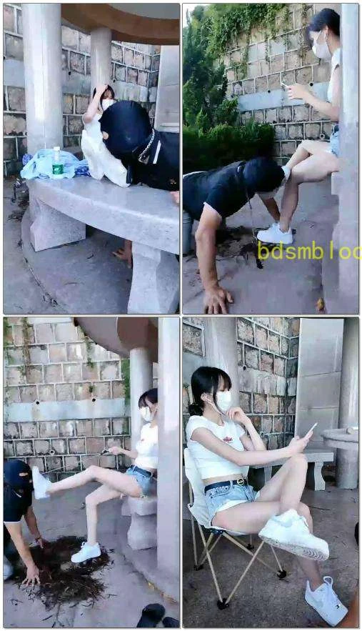 【暴力美学s】户外骑马，舔鞋，吃泥巴，踢裆，踩踏