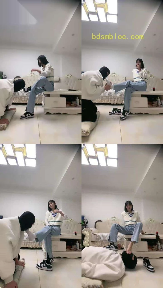 【简一】AJ踩脸棉袜深喉