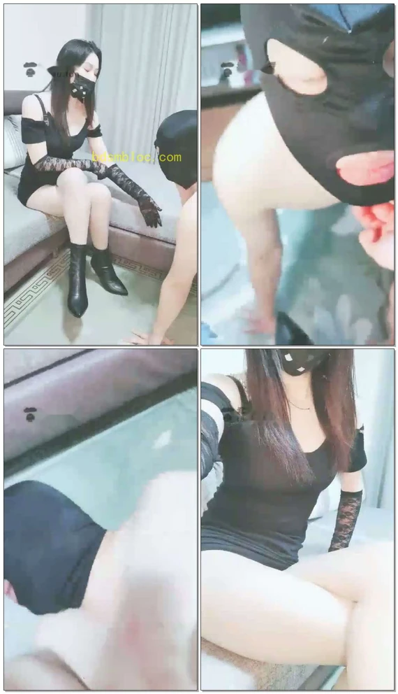 【轩雯女主】耳光，虐乳，强迫吃J