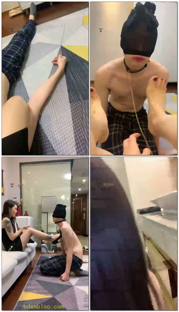 【筱月】踩踏骑马舔脚羞辱